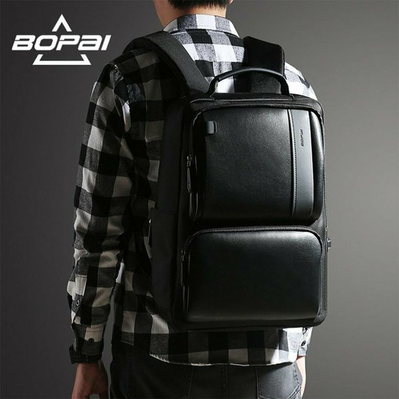 Bopai 15.6" Laptop Backpack Bag w/ USB Charge Port - Picture 2 of 8